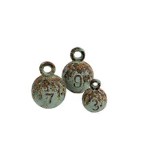 Load image into Gallery viewer, Aqua 3 Piece Brumiss Deep-Sea Fishing Weights Sculpture Set
