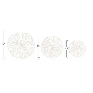 3 Piece Coral Shaped Wall Décor Set, EC1118