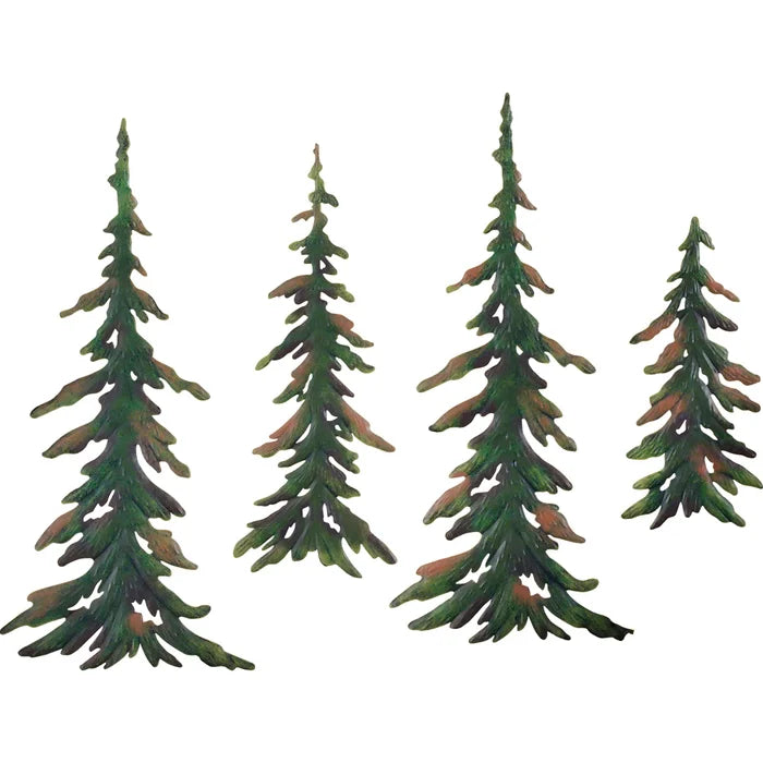 3 Piece Evergreen Pine Tree Wall Décor Set