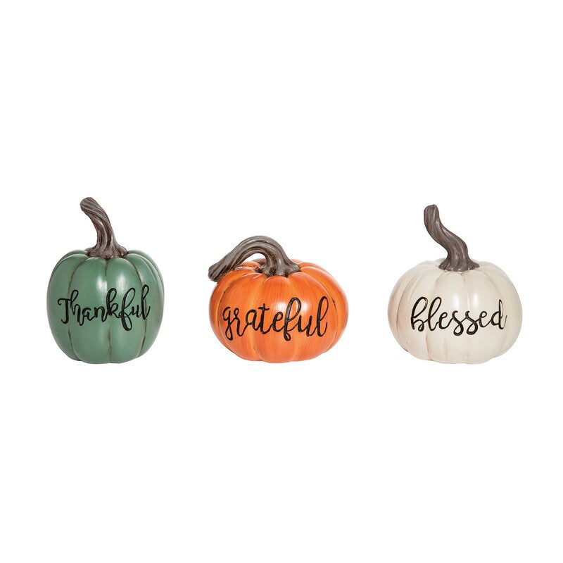 3 Piece Harvest Pumpkin Set (Set of 3) 6859RR