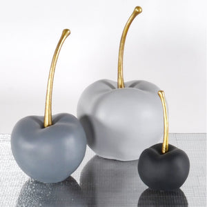 3 Piece Hasting Apple Sculpture Set AS IS (SB1286)