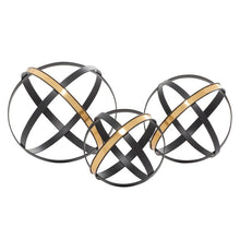 Load image into Gallery viewer, 3 Piece Hunton Metal Sculpture Set MRM2781
