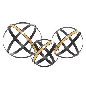 3 Piece Hunton Metal Sculpture Set MRM2781