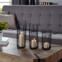 Load image into Gallery viewer, 3 Piece Iron Votive Holder Set
