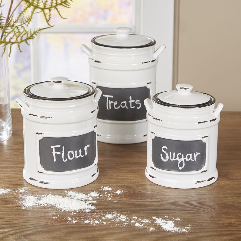 3 Piece Kitchen Canister Set 6781RR