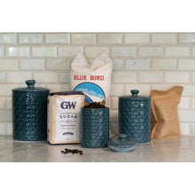 Load image into Gallery viewer, 3 Piece Kitchen Canister Set Navy Blue
