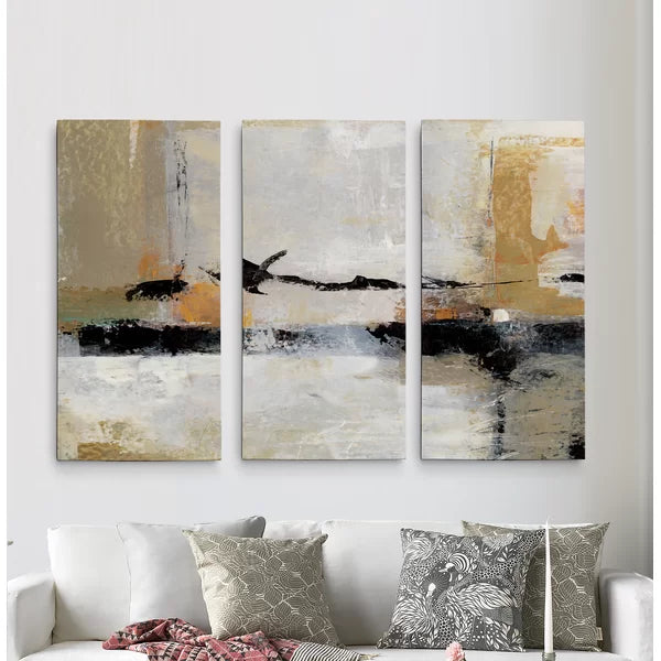 3 Piece Painting on Canvas 40 x 60