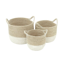 Load image into Gallery viewer, 3 Piece Seagrass Basket Set (Set of 6) MRM1791
