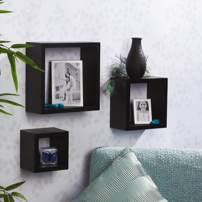 3 Piece Square Shelf Set #2531HW
