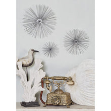 Load image into Gallery viewer, 3 Piece Star Wall Decor Set Silver #1625HW
