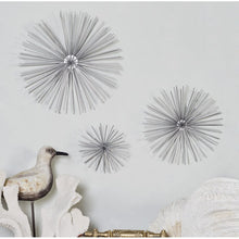 Load image into Gallery viewer, 3 Piece Star Wall Decor Set Silver #1625HW
