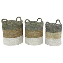 Load image into Gallery viewer, 3 Piece Wicker Basket Set
