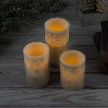 Load image into Gallery viewer, 3 Pieces Vanilla Scented Flameless Candle Set 5495RR

