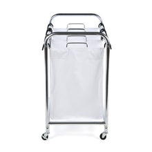 Load image into Gallery viewer, 3 Section Plated Heavy Duty Laundry Sorter 3249AH
