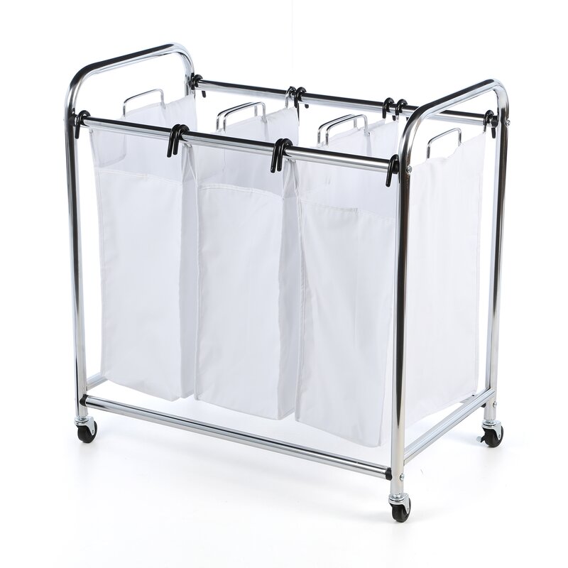 3 Section Plated Heavy Duty Laundry Sorter 3249AH