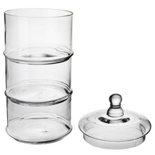 Load image into Gallery viewer, 3 Tier Stacking 250 qt. Apothecary Jar OG209
