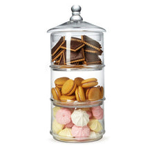 Load image into Gallery viewer, 3 Tier Stacking 250 qt. Apothecary Jar OG209
