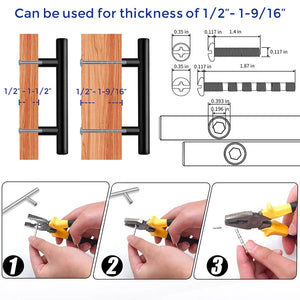 3" Center Bar Pull Multipack (Set of 30)