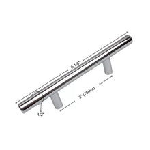 Load image into Gallery viewer, Polished Chrome 3&quot; Center to Center Bar Pull (SET OF 6)
