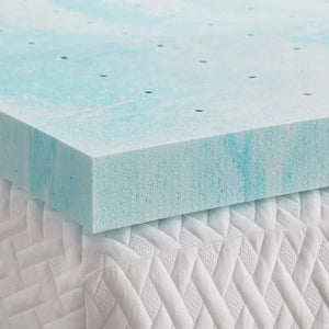 3" Gel Memory Foam Mattress Topper queen