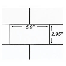 Load image into Gallery viewer, 3&quot; X 6&quot; Aluminum Peel &amp; Stick Subway Tile - 1 box=14.6 sqft
