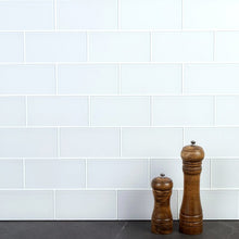 Load image into Gallery viewer, 3&quot; x 6&quot; Glass Peel &amp; Stick Subway Tile (Set of 3) 2722AH
