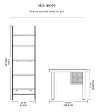 Load image into Gallery viewer, Claret Ladder Bookcase Shelf, Small
