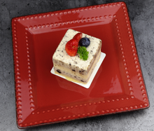 Load image into Gallery viewer, 16 PIECE SQUARE BEADED STONEWARE DINNERWARE SET
