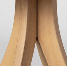 Load image into Gallery viewer, Surfside Round Wood Accent Table with Curved Legs - Threshold™ designed with Studio McGee MRM805
