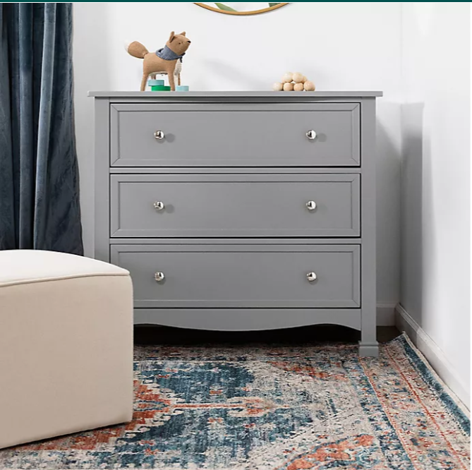 DaVinci Kalani 3-Drawer Dresser in Grey 1878CDR