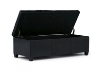 Load image into Gallery viewer, 48&quot; Franklin Storage Ottoman Bench - WyndenHall MRM789
