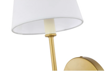 Load image into Gallery viewer, Elegant Lighting Mel 15&quot; Wall Sconce with Linen Shade MRM475
