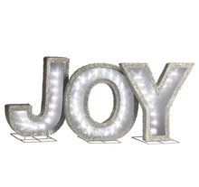 Load image into Gallery viewer, 18.5 in. JOY Sign with LED Lights
