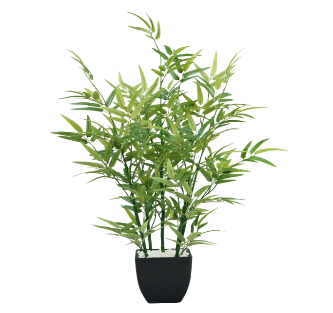 29 in. Artificial Tabletop Mini Bamboo Plant in Planter