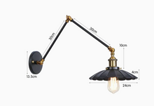 Load image into Gallery viewer, Aiwen Wall L-Amp E26 Swing Arm 1-Light Wall Sconce GL785
