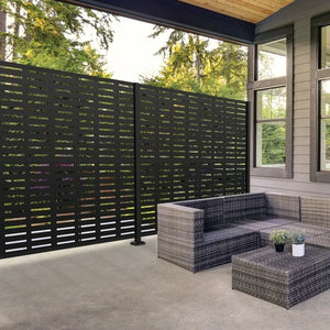 3 ft. H x 6 ft. W Boardwalk Privacy Screen, Set of 3 panels total