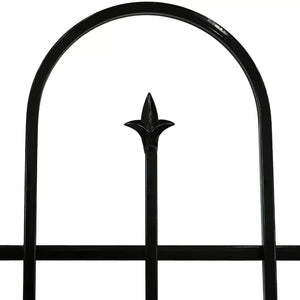 3 ft. H x 8 ft. W Rubenstein Garden Landscape Metal Fence Panel (Set of 2)