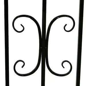 3 ft. H x 8 ft. W Rubenstein Garden Landscape Metal Fence Panel (Set of 2)
