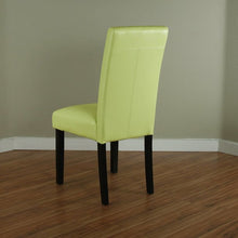 Load image into Gallery viewer, Villa Faux Leather Wax Green Dining Chairs (Set of 2) - 524CE
