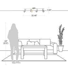 Load image into Gallery viewer, 4-Light Decorative Track Bar 2017CDR
