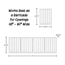 Load image into Gallery viewer, 4-Panel Free Standing Pet Gate 7165RR
