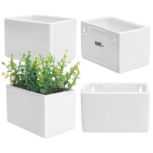 Load image into Gallery viewer, 4-Piece Ceramic Wall Planter Set

