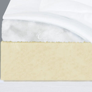 4" Memory Foam and Down Alternative Mattress Topper 7822