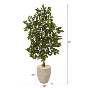 40.5'' Artificial Ficus Tree in Planter MRM4032