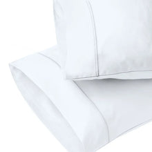 Load image into Gallery viewer, 400 Thread Count 100% Cotton Percale Pillowcase, Standard, (Set of 2)
