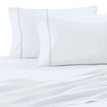 Load image into Gallery viewer, 400 Thread Count 100% Cotton Percale Pillowcase, Standard, (Set of 2)
