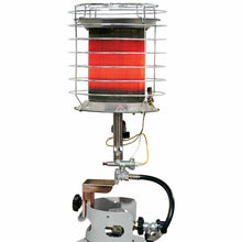 Load image into Gallery viewer, Silver; Silver 40,000 BTU Portable Propane Radiant Tank Top Heater (ND350)
