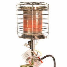 Load image into Gallery viewer, Silver; Silver 40,000 BTU Portable Propane Radiant Tank Top Heater (ND350)
