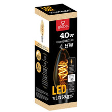 Load image into Gallery viewer, 40 Watt Equivalent, B10 LED, Dimmable Light Bulb, Warm White (2000K) E12/Candelabra Base, EC1116
