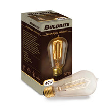 Load image into Gallery viewer, 40 Watt, ST18 Incandescent, Dimmable Light Bulb, (2200K) E26/Medium (Standard) Base (Set of 4)
